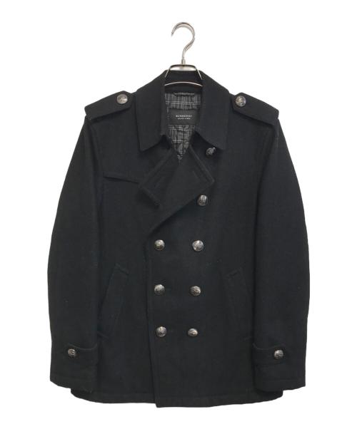 BURBERRY BLACK LABEL（バーバリーブラックレーベル）BURBERRY BLACK LABEL (バーバリーブラックレーベル) ナポレオンコート ブラック サイズ:Lの古着・服飾アイテム