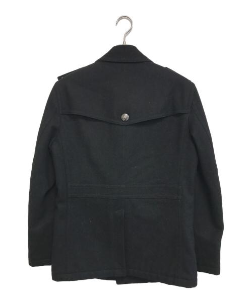 BURBERRY BLACK LABEL（バーバリーブラックレーベル）BURBERRY BLACK LABEL (バーバリーブラックレーベル) ナポレオンコート ブラック サイズ:Lの古着・服飾アイテム