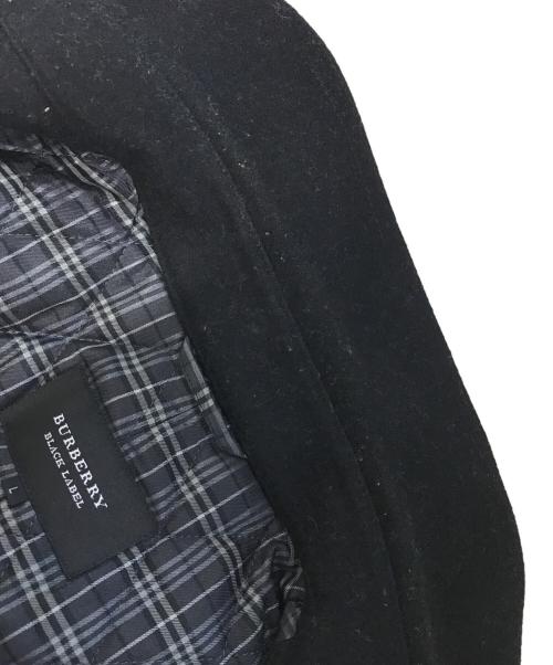 BURBERRY BLACK LABEL（バーバリーブラックレーベル）BURBERRY BLACK LABEL (バーバリーブラックレーベル) ナポレオンコート ブラック サイズ:Lの古着・服飾アイテム