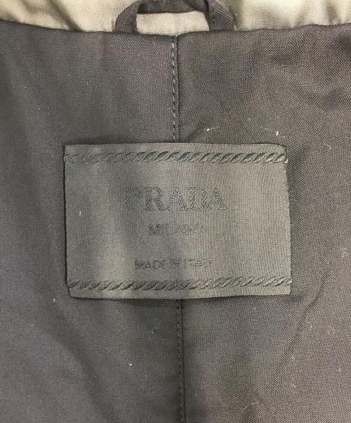 PRADA（プラダ）PRADA (プラダ) ナイロンステンカラーコート グリーン サイズ:Mの古着・服飾アイテム