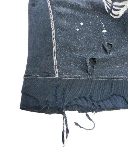 Champion（チャンピオン）Champion (チャンピオン) ボーンプリント リバースウィーブスウェット ブルー サイズ:2X‐LARGEの古着・服飾アイテム