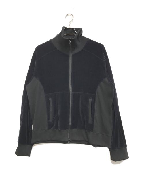 ANCELLM（アンセルム）ANCELLM (アンセルム) VELOUR SWITCHING JACKET ネイビー サイズ:2の古着・服飾アイテム