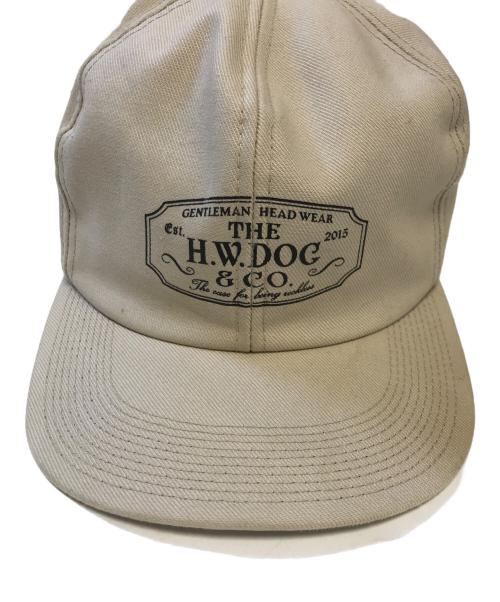 THE H.W.DOG&CO.（エイチダブリュードッグアンドコー）THE H.W.DOG&CO. (エイチダブリュードッグアンドコー) トラッカー キャップ ベージュ サイズ:表記なしの古着・服飾アイテム