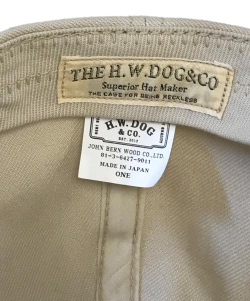 THE H.W.DOG&CO.（エイチダブリュードッグアンドコー）THE H.W.DOG&CO. (エイチダブリュードッグアンドコー) トラッカー キャップ ベージュ サイズ:表記なしの古着・服飾アイテム