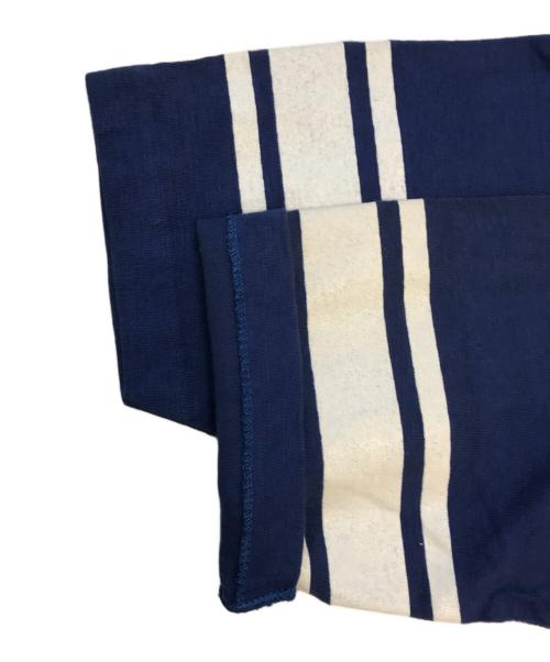 Champion（チャンピオン）Champion (チャンピオン) フットボールTシャツ ブルー サイズ:X‐LARGEの古着・服飾アイテム