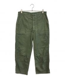 VINTAGE MILITARY（ヴィンテージ ミリタリー）の古着「US ARMY ベイカーパンツ」｜オリーブ