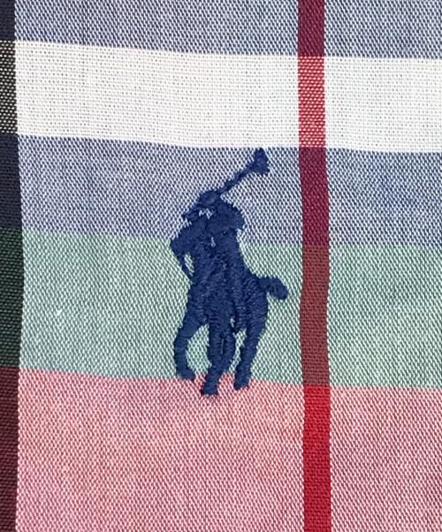 POLO RALPH LAUREN（ポロ・ラルフローレン）POLO RALPH LAUREN (ポロ・ラルフローレン) マドラスチェック オープンカラーシャツ マルチカラー サイズ:Lの古着・服飾アイテム