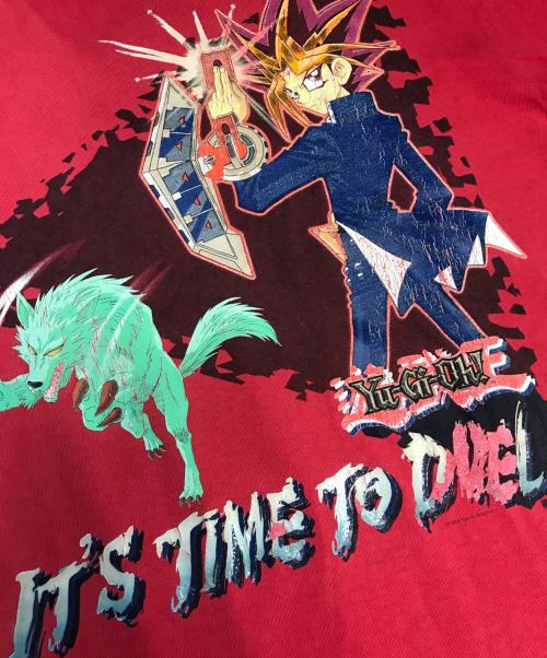 アニメーションTシャツ（アニメーションTシャツ）アニメーションTシャツ (アニメーションTシャツ) 90s 遊戯王(ユウギオウ) アニメーションTシャツ レッド サイズ:表記なしの古着・服飾アイテム