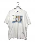 TULTEXタルテックス）の古着「 90s the far side(ザファーサイド)アートTシャツ」｜ホワイト