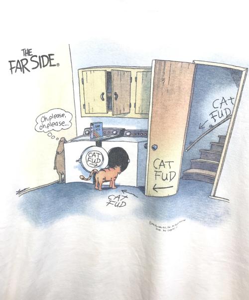 TULTEX（タルテックス）TULTEX (タルテックス)  90s the far side(ザファーサイド)アートTシャツ ホワイト サイズ:2XLの古着・服飾アイテム