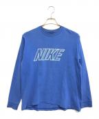 NIKEナイキ）の古着「ロングスリーブカットソー」｜ブルー