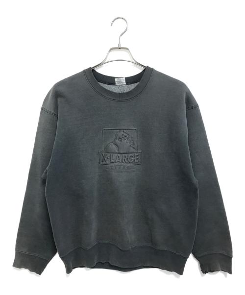 X-LARGE（エクストララージ）X-LARGE (エクストララージ) ロゴスウェット ブラック サイズ:Mの古着・服飾アイテム