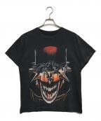 アニメーションTシャツアニメーションTシャツ）の古着「00s BAT MAN(バットマン) アメコミプリントTシャツ」｜ブラック