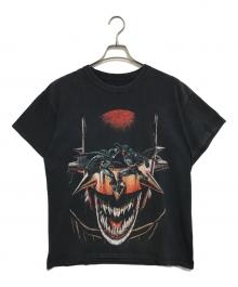 アニメーションTシャツ（アニメーションTシャツ）の古着「00s BAT MAN(バットマン) アメコミプリントTシャツ」｜ブラック