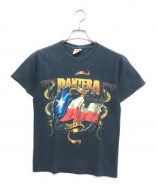 FRUIT OF THE LOOM（フルーツオブザルーム）の古着「00s PANTERA(パンテラ)バンドTシャツ」｜ブラック