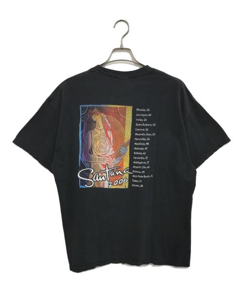 バンドTシャツ（バンドTシャツ）バンドTシャツ (バンドTシャツ) 00s Santana(サンタナ) バンドTシャツ ブラック サイズ:XLの古着・服飾アイテム