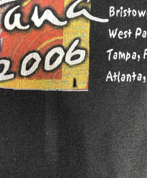 バンドTシャツ（バンドTシャツ）バンドTシャツ (バンドTシャツ) 00s Santana(サンタナ) バンドTシャツ ブラック サイズ:XLの古着・服飾アイテム