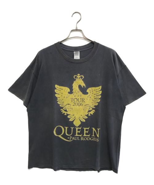 バンドTシャツ（バンドTシャツ）バンドTシャツ (バンドTシャツ) 00s QUEEN(クイーン) バンドTシャツ ブラック サイズ:XLの古着・服飾アイテム