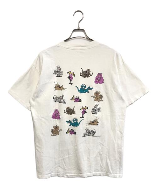 VINTAGE（ヴィンテージ）VINTAGE (ヴィンテージ) 四十八手プリントTシャツ ホワイト サイズ:XLの古着・服飾アイテム