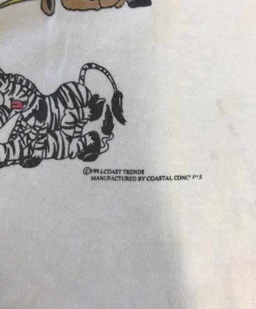 VINTAGE（ヴィンテージ）VINTAGE (ヴィンテージ) 四十八手プリントTシャツ ホワイト サイズ:XLの古着・服飾アイテム
