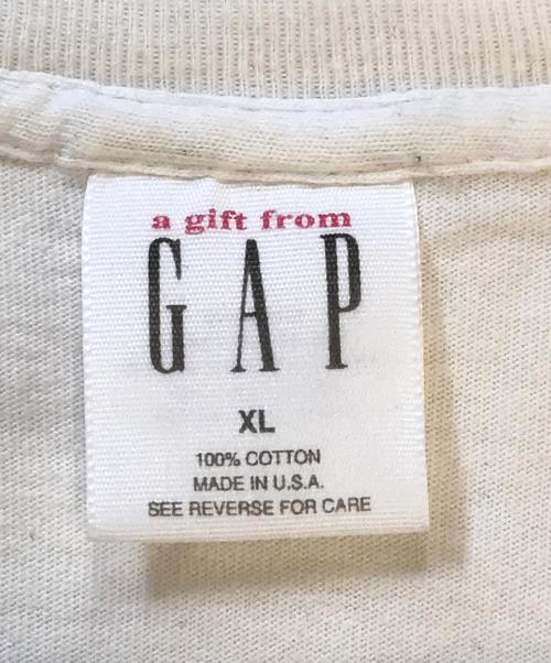 GAP（ギャップ）GAP (ギャップ) BANANA REPUBLIC (バナナリパブリック) プリントTシャツ ホワイト サイズ:XLの古着・服飾アイテム