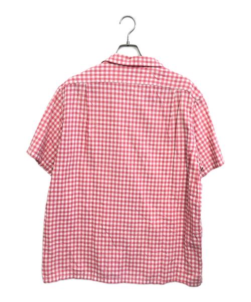 POLO RALPH LAUREN（ポロ・ラルフローレン）POLO RALPH LAUREN (ポロ・ラルフローレン) ギンガムチェックオープンカラーシャツ ピンク サイズ:XLの古着・服飾アイテム