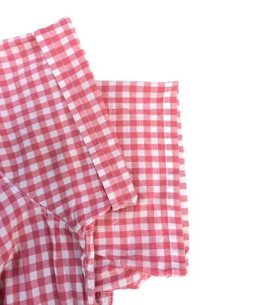 POLO RALPH LAUREN（ポロ・ラルフローレン）POLO RALPH LAUREN (ポロ・ラルフローレン) ギンガムチェックオープンカラーシャツ ピンク サイズ:XLの古着・服飾アイテム