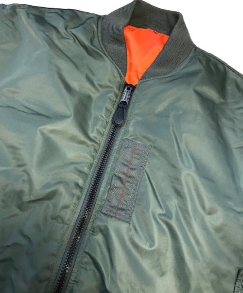 AVIREX（アヴィレックス）AVIREX (アヴィレックス) リバーシブルMA-1ジャケット グリーン サイズ:XLの古着・服飾アイテム