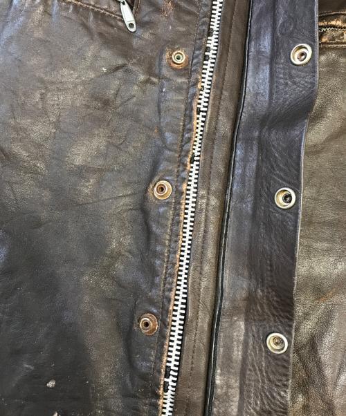British Cycle Leathers（ブリティッシュサイクルレザーズ）British Cycle Leathers (ブリティッシュサイクルレザーズ) レザージャケット ブラウン サイズ:44の古着・服飾アイテム