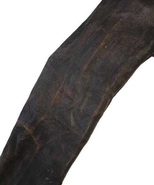 British Cycle Leathers（ブリティッシュサイクルレザーズ）British Cycle Leathers (ブリティッシュサイクルレザーズ) レザージャケット ブラウン サイズ:44の古着・服飾アイテム