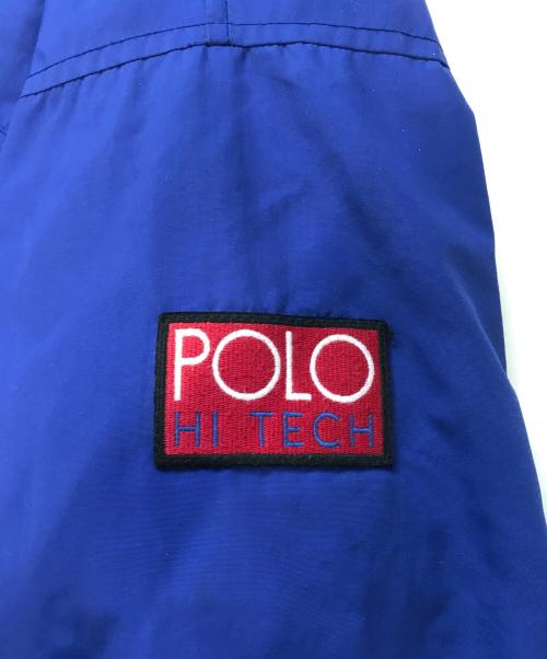POLO RALPH LAUREN（ポロ・ラルフローレン）POLO RALPH LAUREN (ポロ・ラルフローレン) ナイロンジャケット ブルー サイズ:Lの古着・服飾アイテム