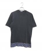 ）の古着「裾切替Tシャツ」｜ブラック