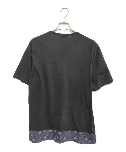 COMME des GARCONS HOMME（コムデギャルソン オム）COMME des GARCONS HOMME (コムデギャルソン オム) 裾切替Tシャツ ブラック サイズ:表記なしの古着・服飾アイテム