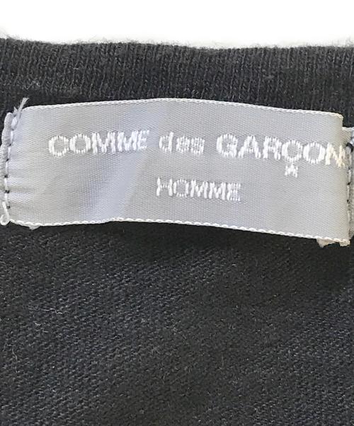 COMME des GARCONS HOMME（コムデギャルソン オム）COMME des GARCONS HOMME (コムデギャルソン オム) 裾切替Tシャツ ブラック サイズ:表記なしの古着・服飾アイテム