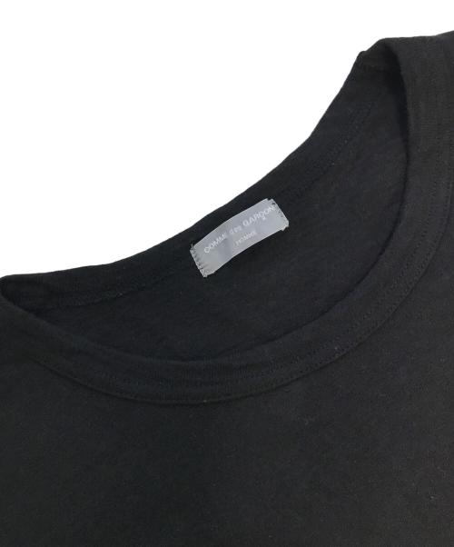 COMME des GARCONS HOMME（コムデギャルソン オム）COMME des GARCONS HOMME (コムデギャルソン オム) 裾切替Tシャツ ブラック サイズ:表記なしの古着・服飾アイテム