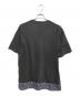 COMME des GARCONS HOMME (コムデギャルソン オム) 裾切替Tシャツ ブラック サイズ:表記なし：14000円