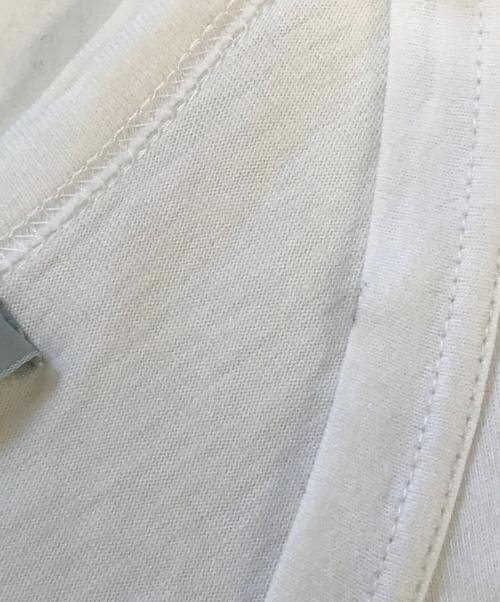 COMME des GARCONS HOMME（コムデギャルソン オム）COMME des GARCONS HOMME (コムデギャルソン オム) ロゴVネックTシャツ ホワイト サイズ:不明の古着・服飾アイテム