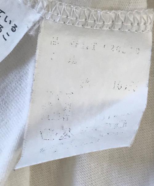 COMME des GARCONS HOMME（コムデギャルソン オム）COMME des GARCONS HOMME (コムデギャルソン オム) ロゴVネックTシャツ ホワイト サイズ:不明の古着・服飾アイテム