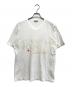 COMME des GARCONS HOMME（コムデギャルソン オム）の古着「ロゴVネックTシャツ」｜ホワイト