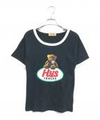 Hysteric Glamourヒステリックグラマー）の古着「HYS TRACKS Tシャツ」｜ブラック