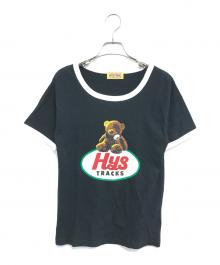 Hysteric Glamour（ヒステリックグラマー）の古着「HYS TRACKS Tシャツ」｜ブラック