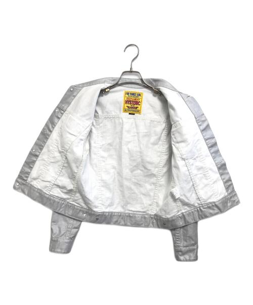 Hysteric Glamour（ヒステリックグラマー）Hysteric Glamour (ヒステリックグラマー) メタリックデニムセットアップ グレー サイズ:Sの古着・服飾アイテム