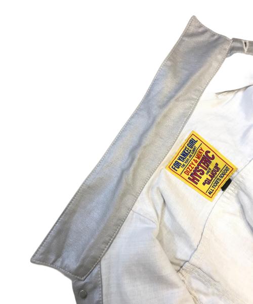 Hysteric Glamour（ヒステリックグラマー）Hysteric Glamour (ヒステリックグラマー) メタリックデニムセットアップ グレー サイズ:Sの古着・服飾アイテム