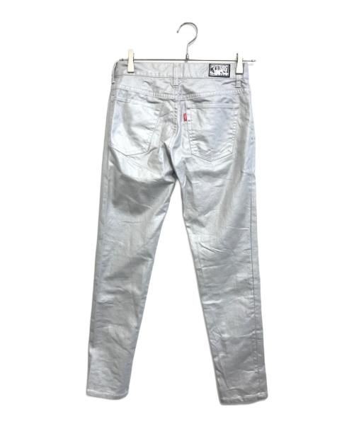 Hysteric Glamour（ヒステリックグラマー）Hysteric Glamour (ヒステリックグラマー) メタリックデニムセットアップ グレー サイズ:Sの古着・服飾アイテム