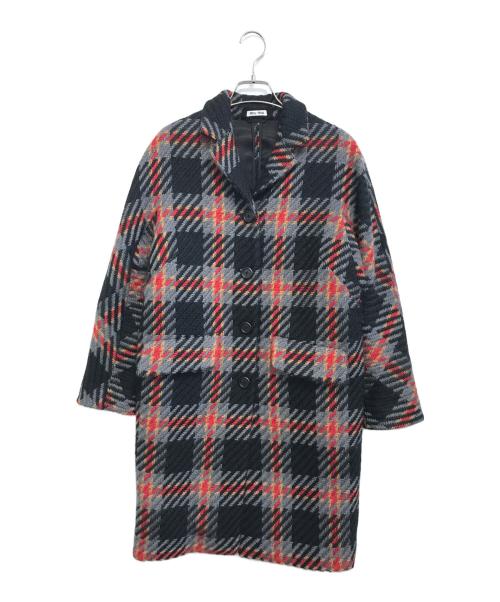 MIU MIU（ミュウミュウ）MIU MIU (ミュウミュウ) コート ブラック サイズ:36の古着・服飾アイテム
