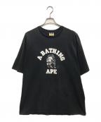 A BATHING APEアベイシングエイプ）の古着「プリントTシャツ」｜ブラック