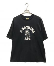 A BATHING APE（アベイシングエイプ）の古着「プリントTシャツ」｜ブラック