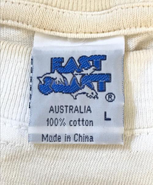 EAST COAST（イースト・コースト）EAST COAST (イースト・コースト) 90sJIMMY PAGE Robert Plant(ジミー・ペイジ＆ロバート・プラント)ツアーTシャツ アイボリー サイズ:Lの古着・服飾アイテム