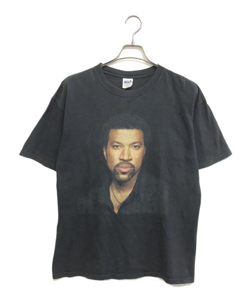 anvil（アンヴィル）anvil (アンヴィル) 00s LIONEL RICHIE(ライオネル・リッチー)プリントTシャツ ブラック サイズ:Lの古着・服飾アイテム