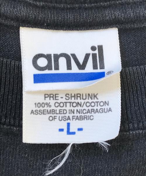 anvil（アンヴィル）anvil (アンヴィル) 00s LIONEL RICHIE(ライオネル・リッチー)プリントTシャツ ブラック サイズ:Lの古着・服飾アイテム